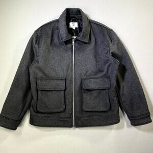 Mode of One Mens Utility Pocket Jacket Heather Onyx Large  $159